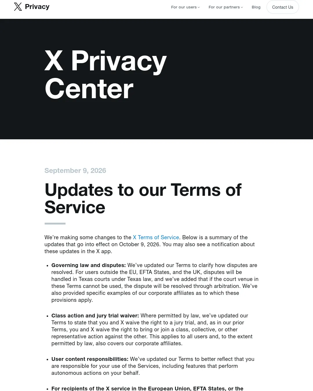 원문 캡처 · privacy.x.com