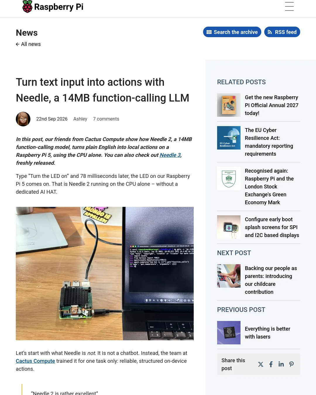 원문 캡처 · raspberrypi.com