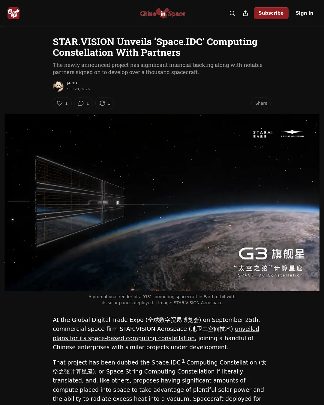 원문 캡처 · china-in-space.com