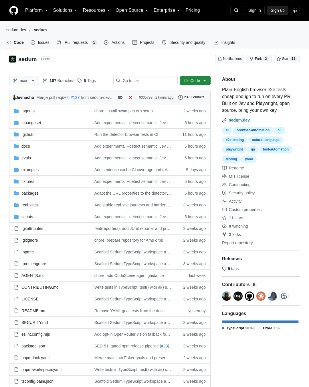 원문 캡처 · github.com