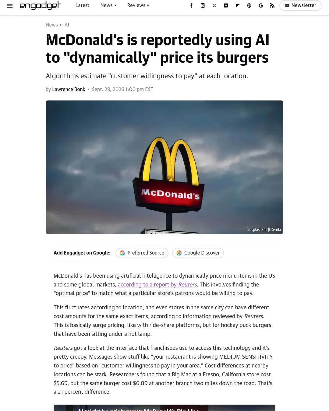원문 캡처 · engadget.com