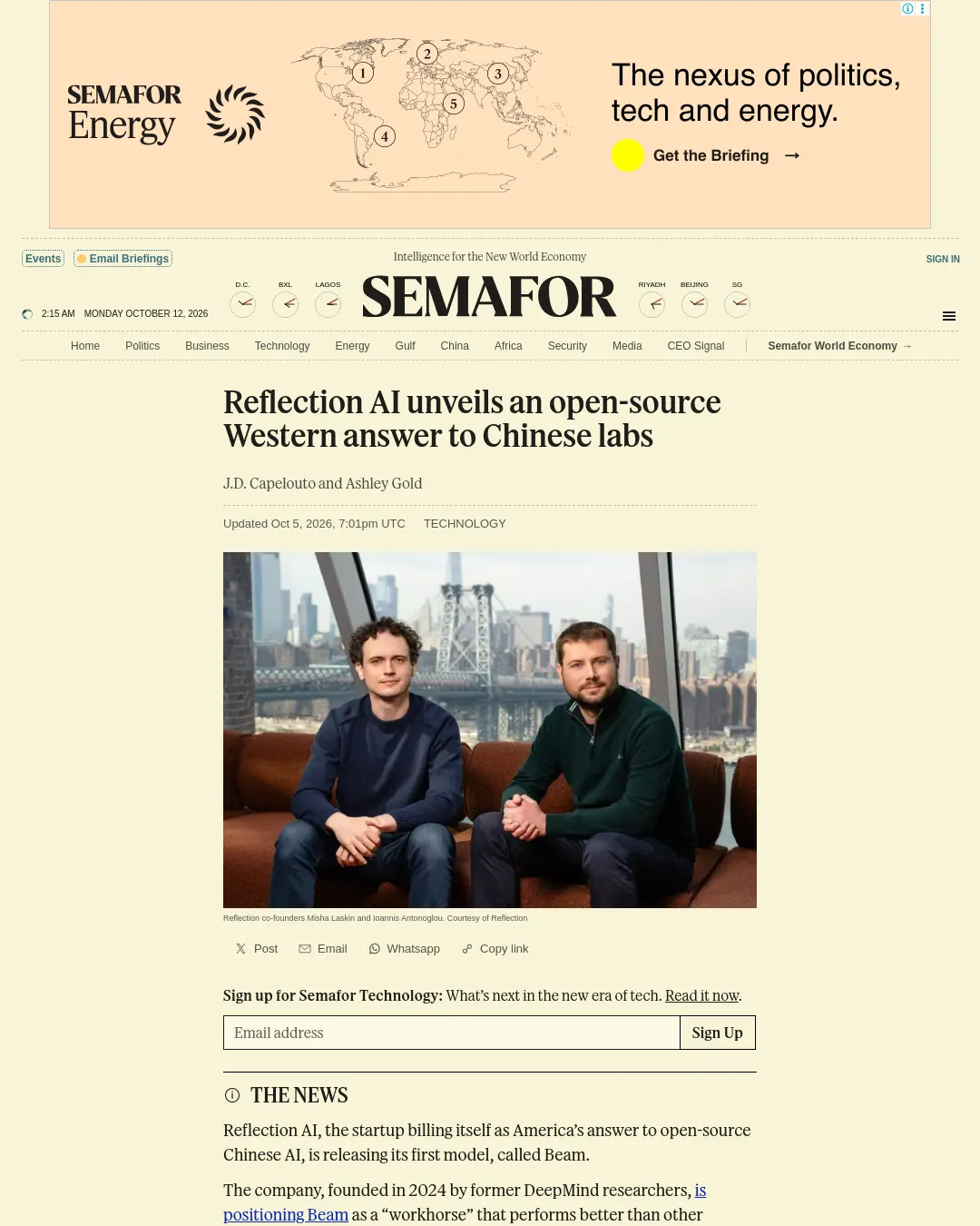 원문 캡처 · semafor.com