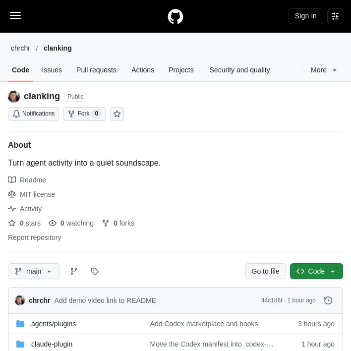 원문 캡처 · github.com