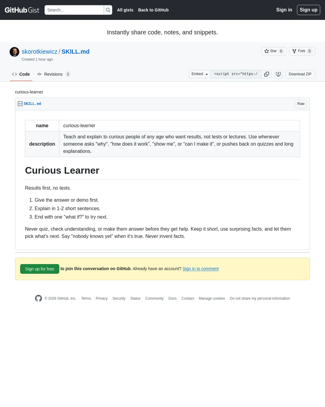 원문 캡처 · gist.github.com