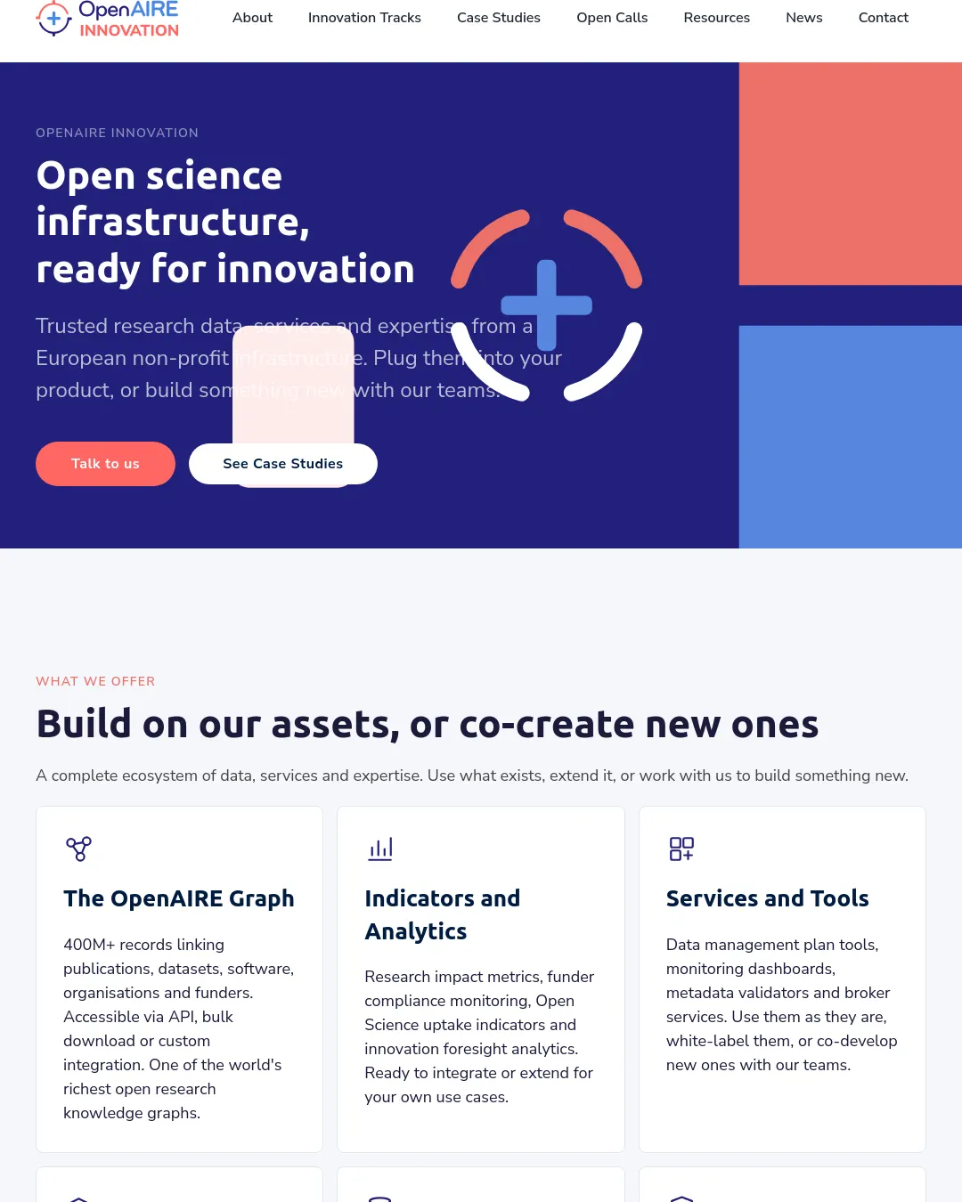 원문 캡처 · innovation.openaire.eu