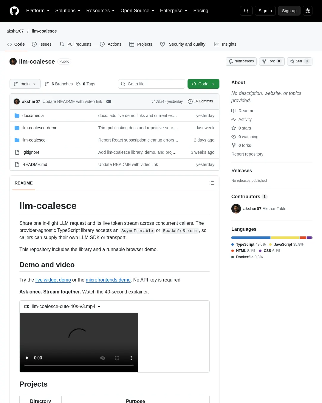원문 캡처 · github.com