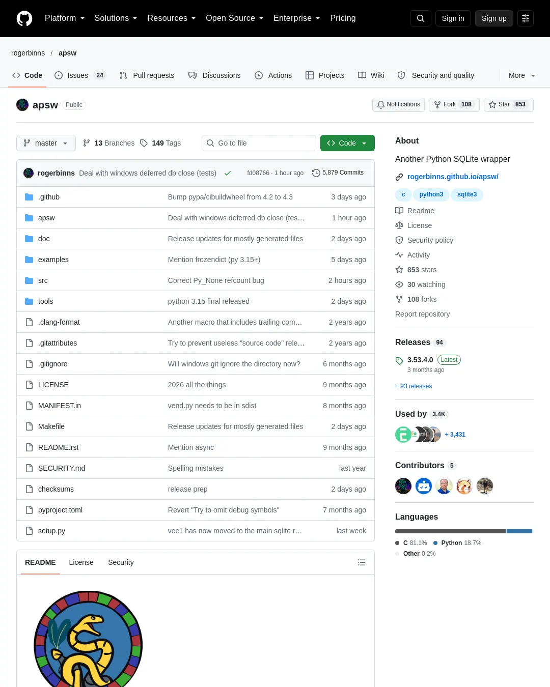 원문 캡처 · github.com