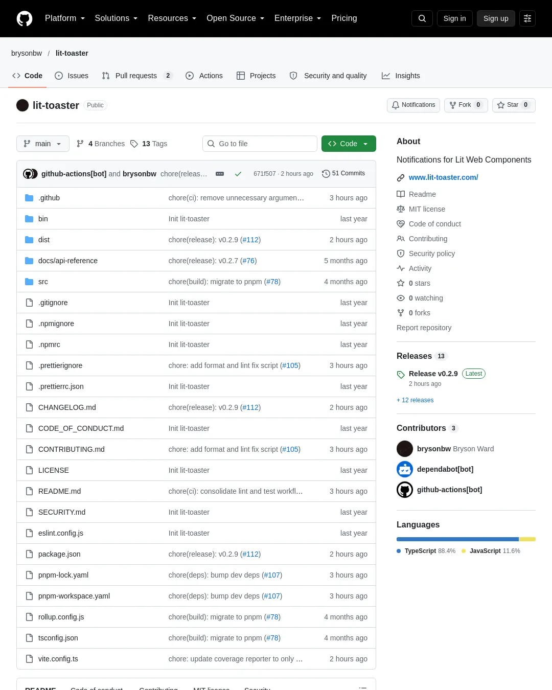 원문 캡처 · github.com