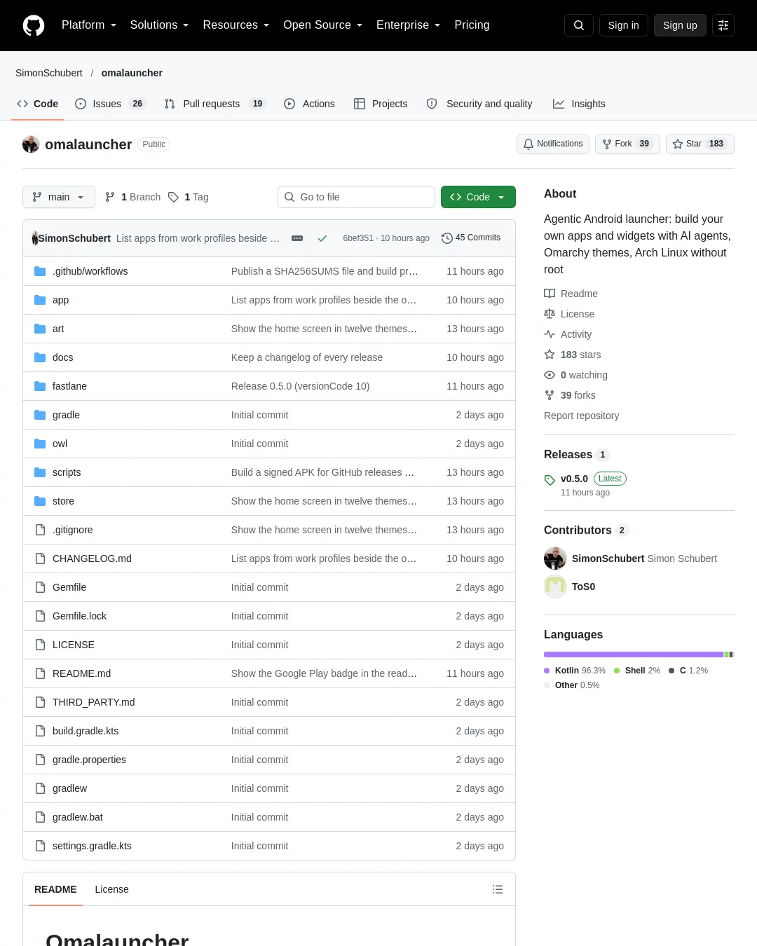 원문 캡처 · github.com
