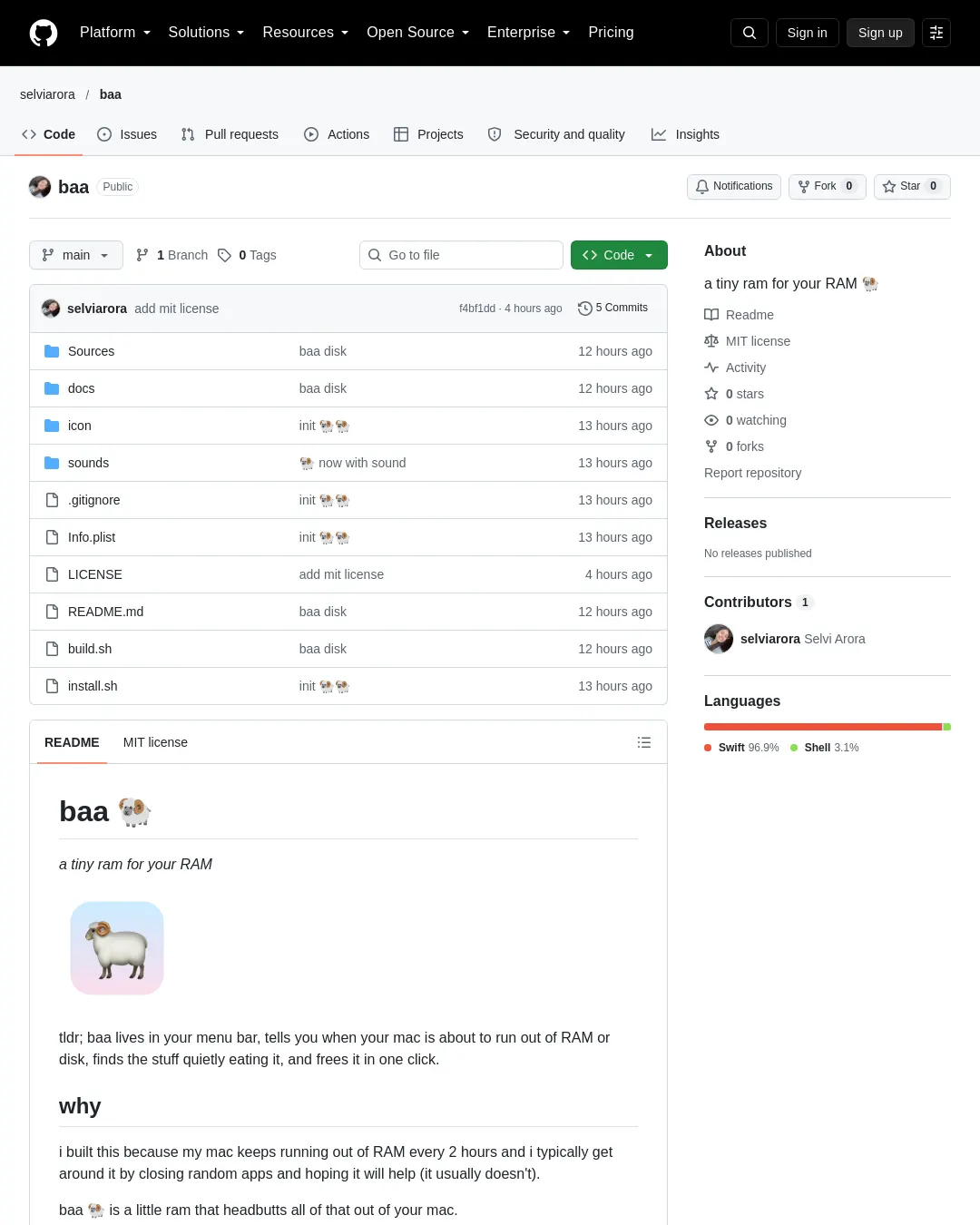 원문 캡처 · github.com