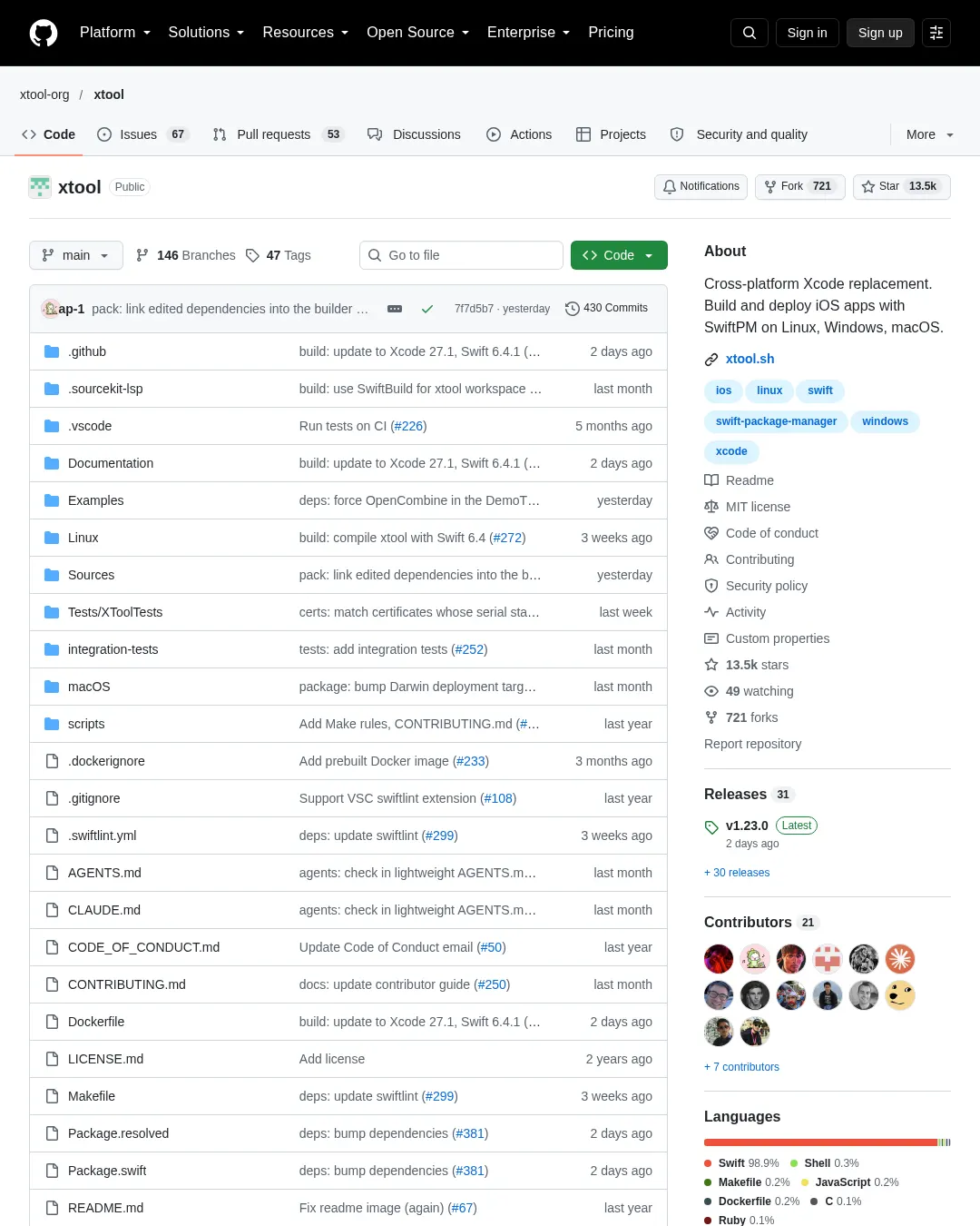 원문 캡처 · github.com