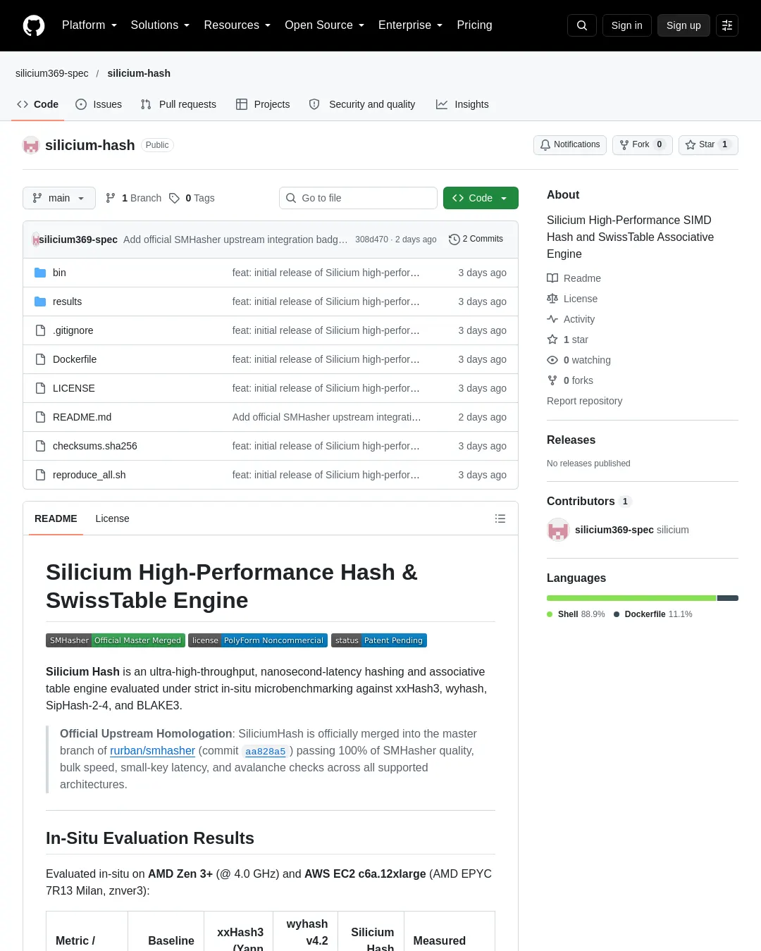 원문 캡처 · github.com