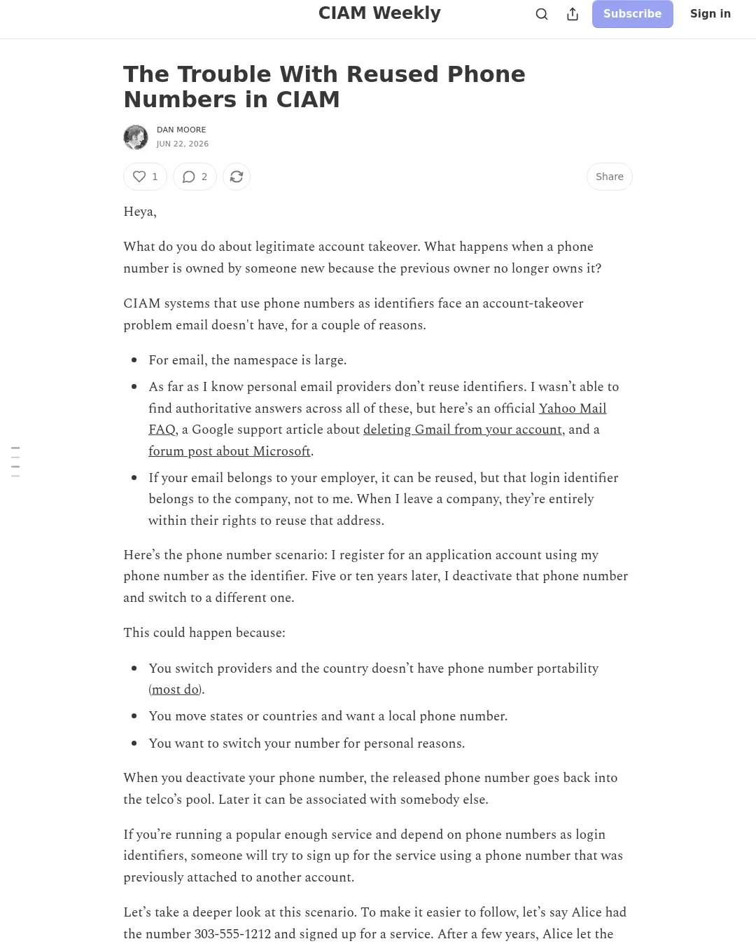 원문 캡처 · ciamweekly.substack.com