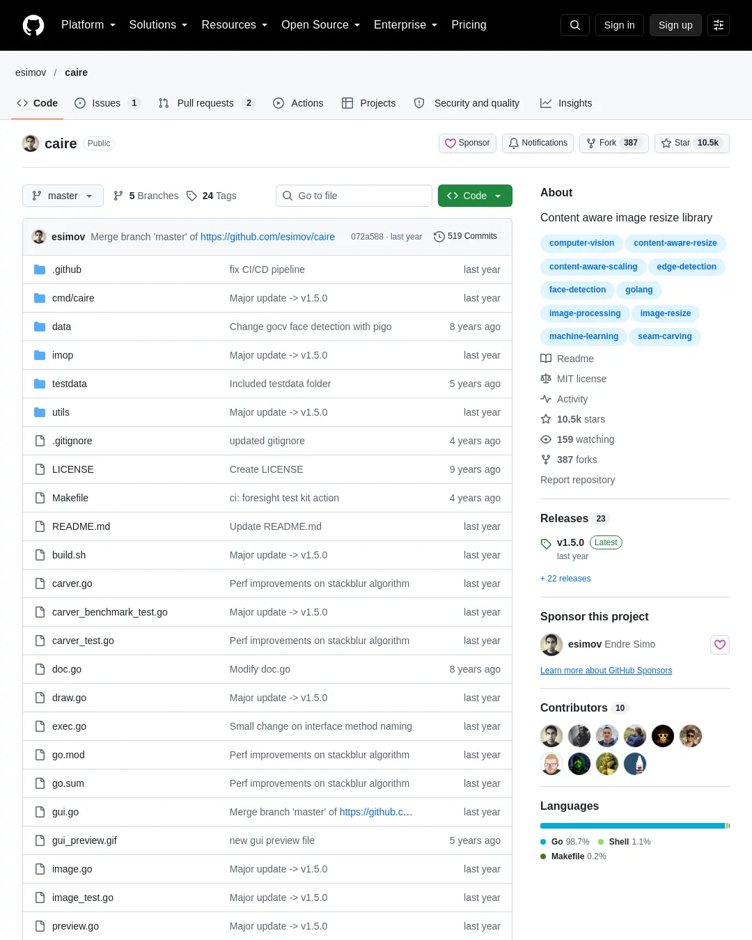 원문 캡처 · github.com