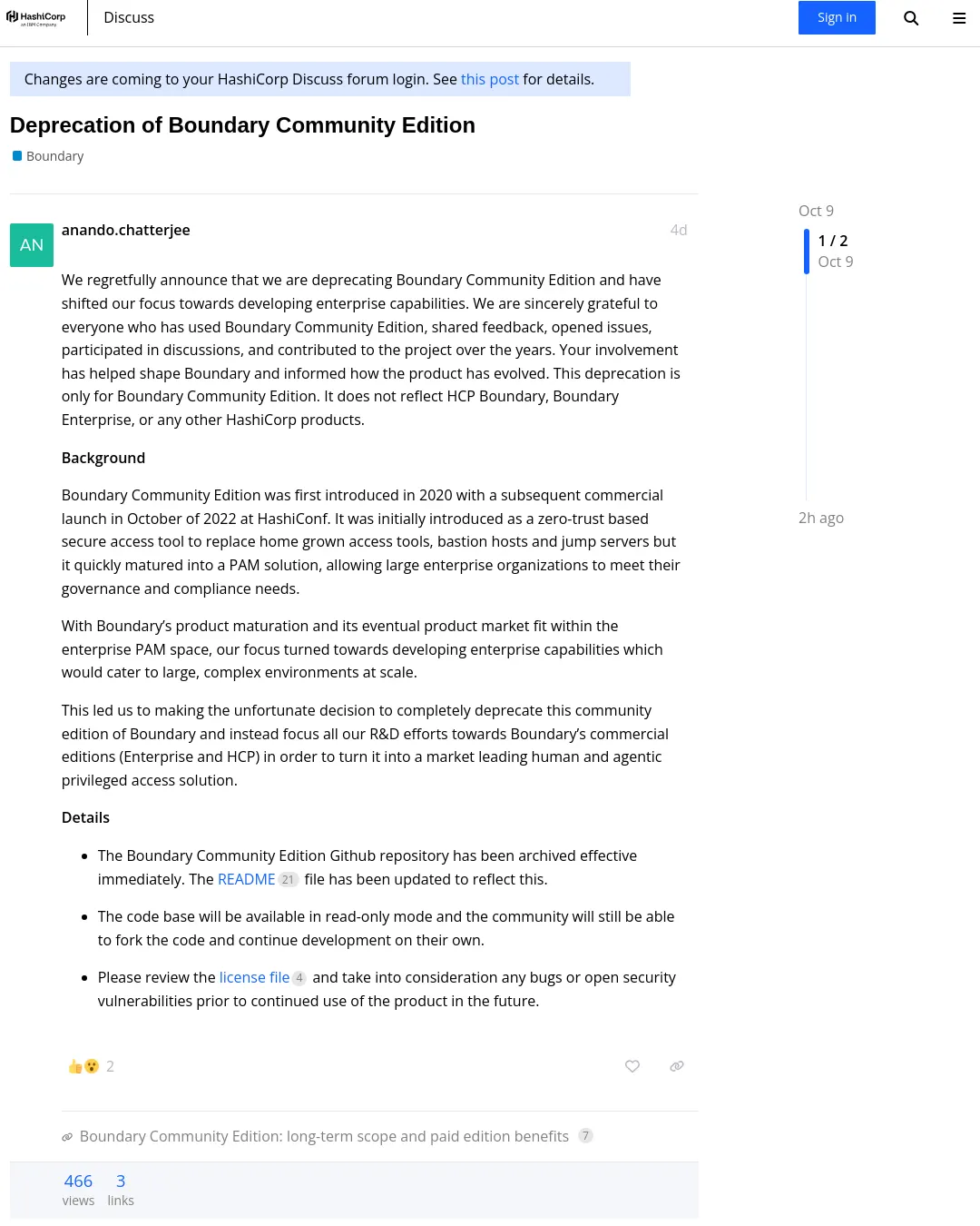 원문 캡처 · discuss.hashicorp.com