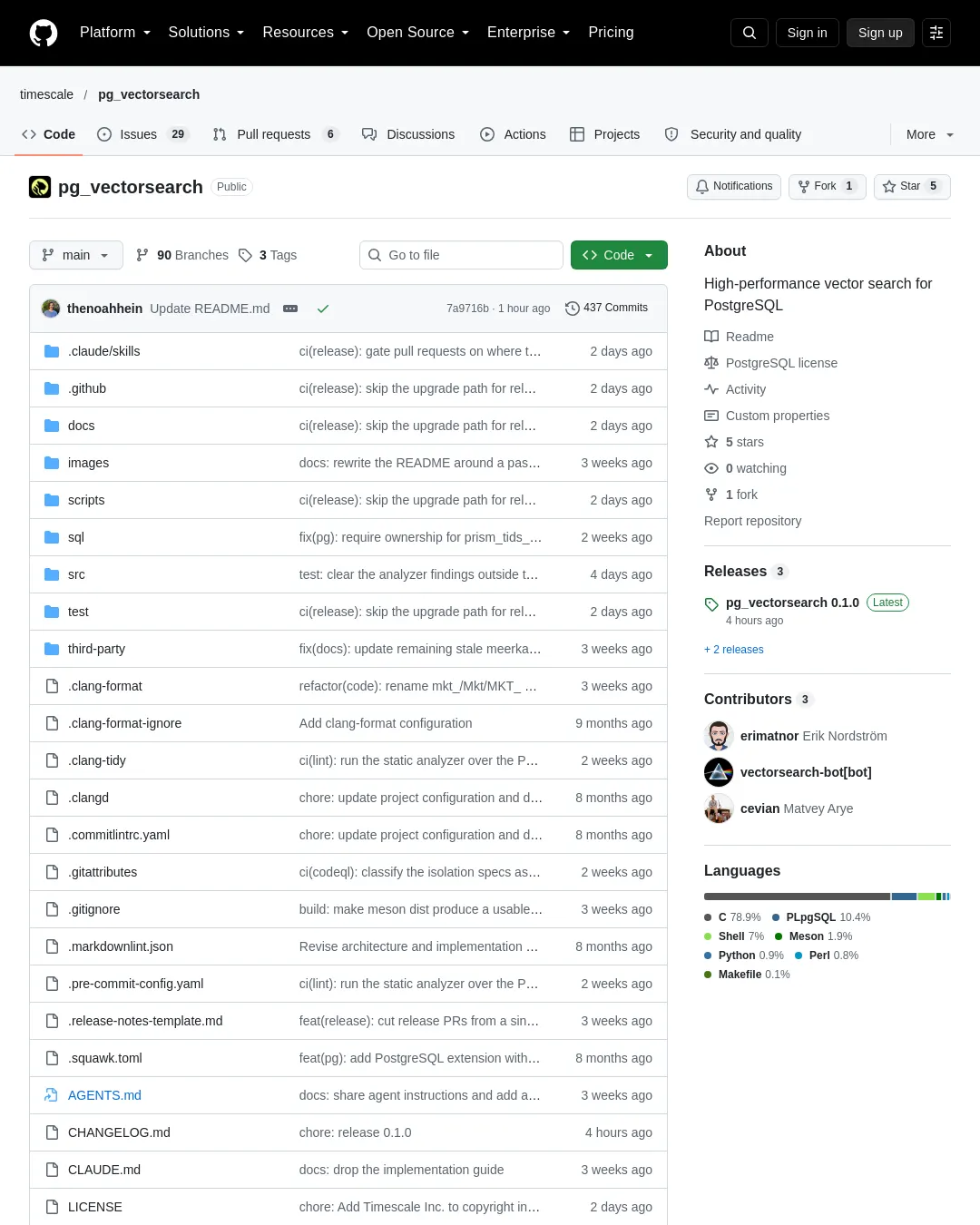 원문 캡처 · github.com