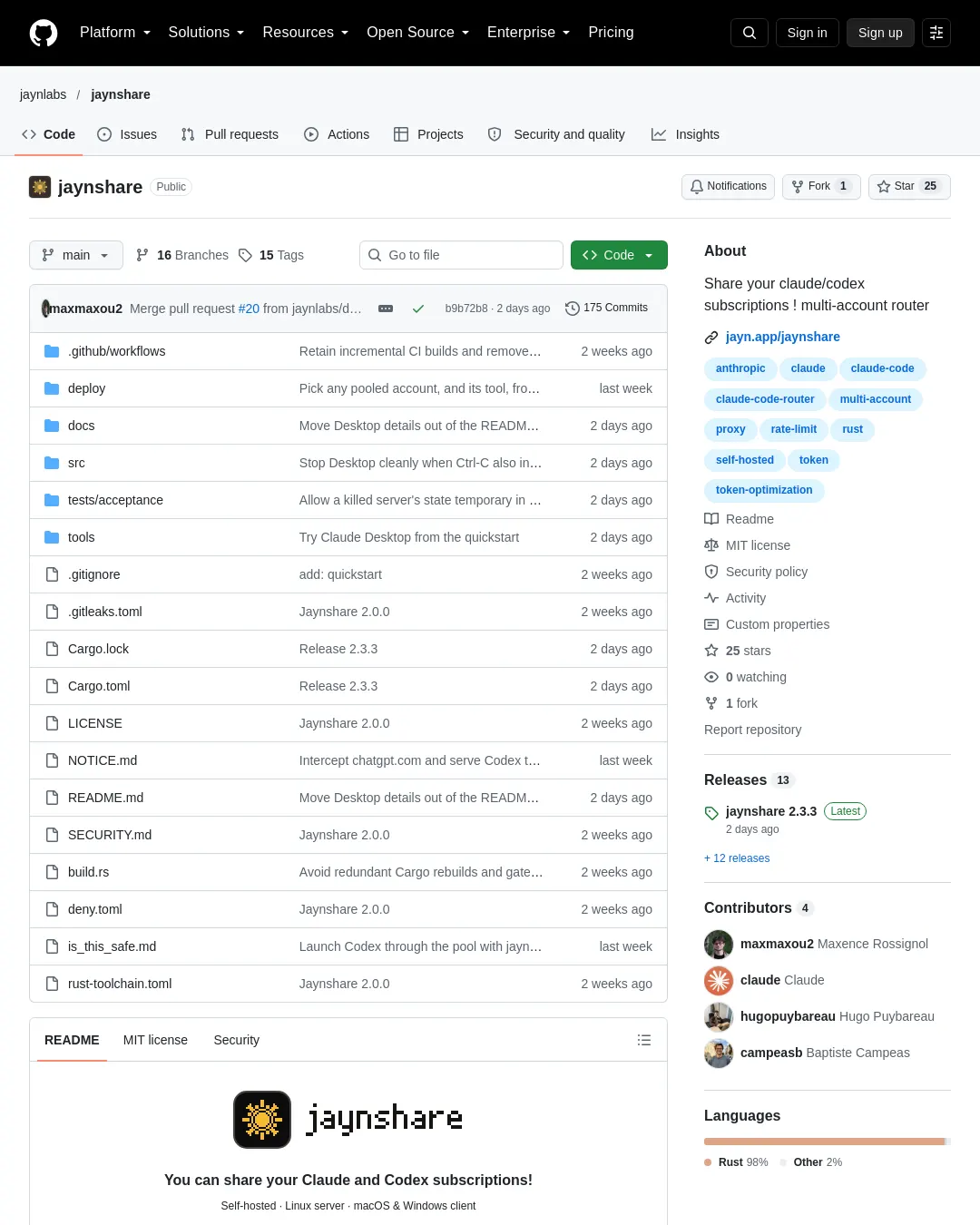 원문 캡처 · github.com