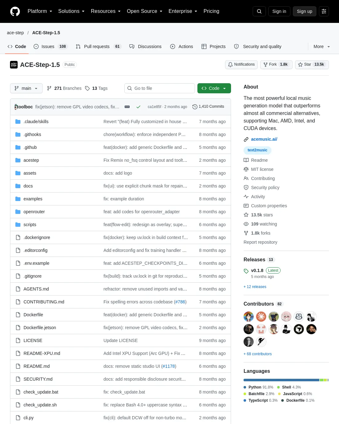 원문 캡처 · github.com