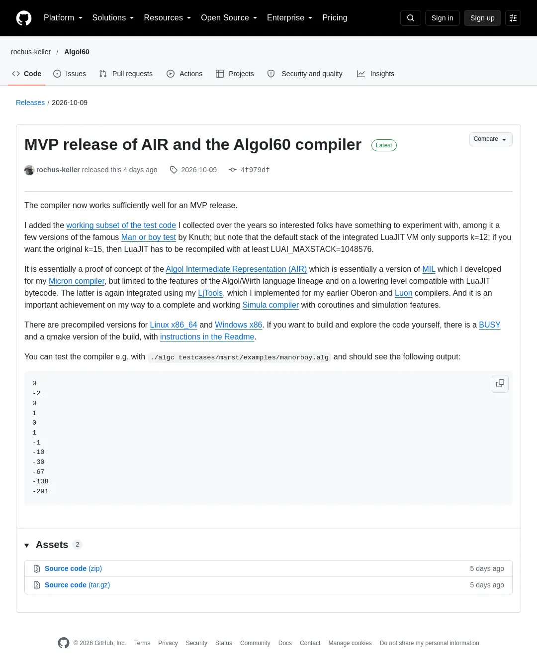원문 캡처 · github.com