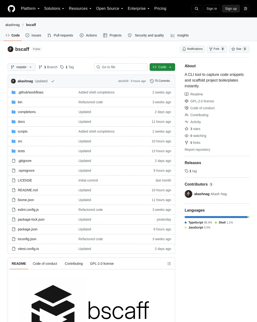 원문 캡처 · github.com