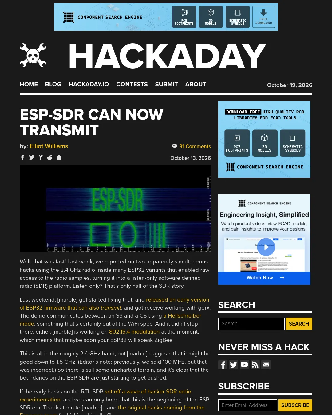 원문 캡처 · hackaday.com