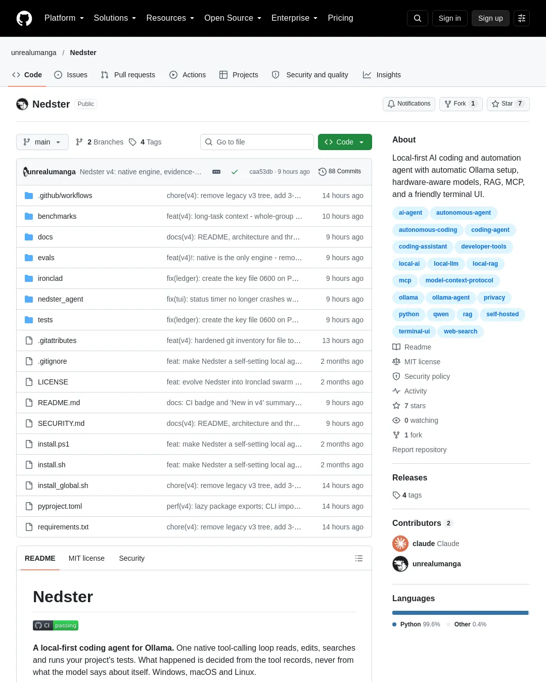 원문 캡처 · github.com