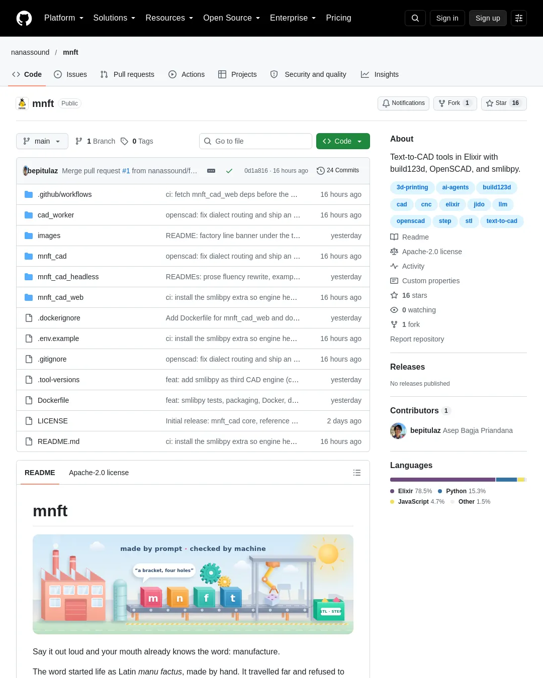 원문 캡처 · github.com