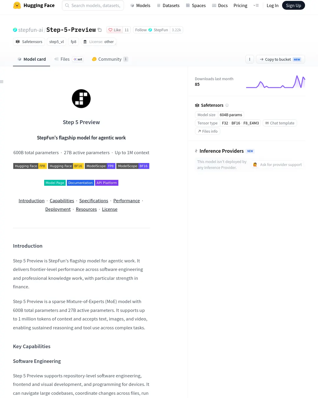 원문 캡처 · huggingface.co