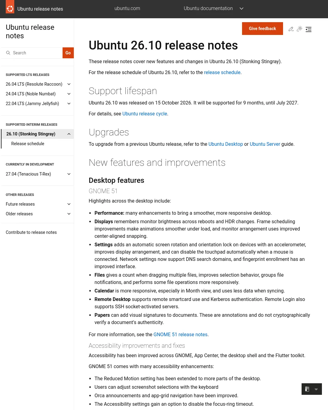 원문 캡처 · documentation.ubuntu.com