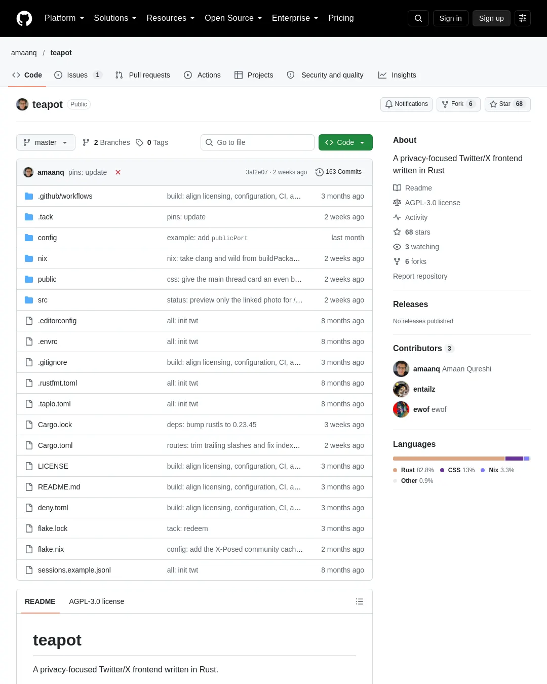 원문 캡처 · github.com