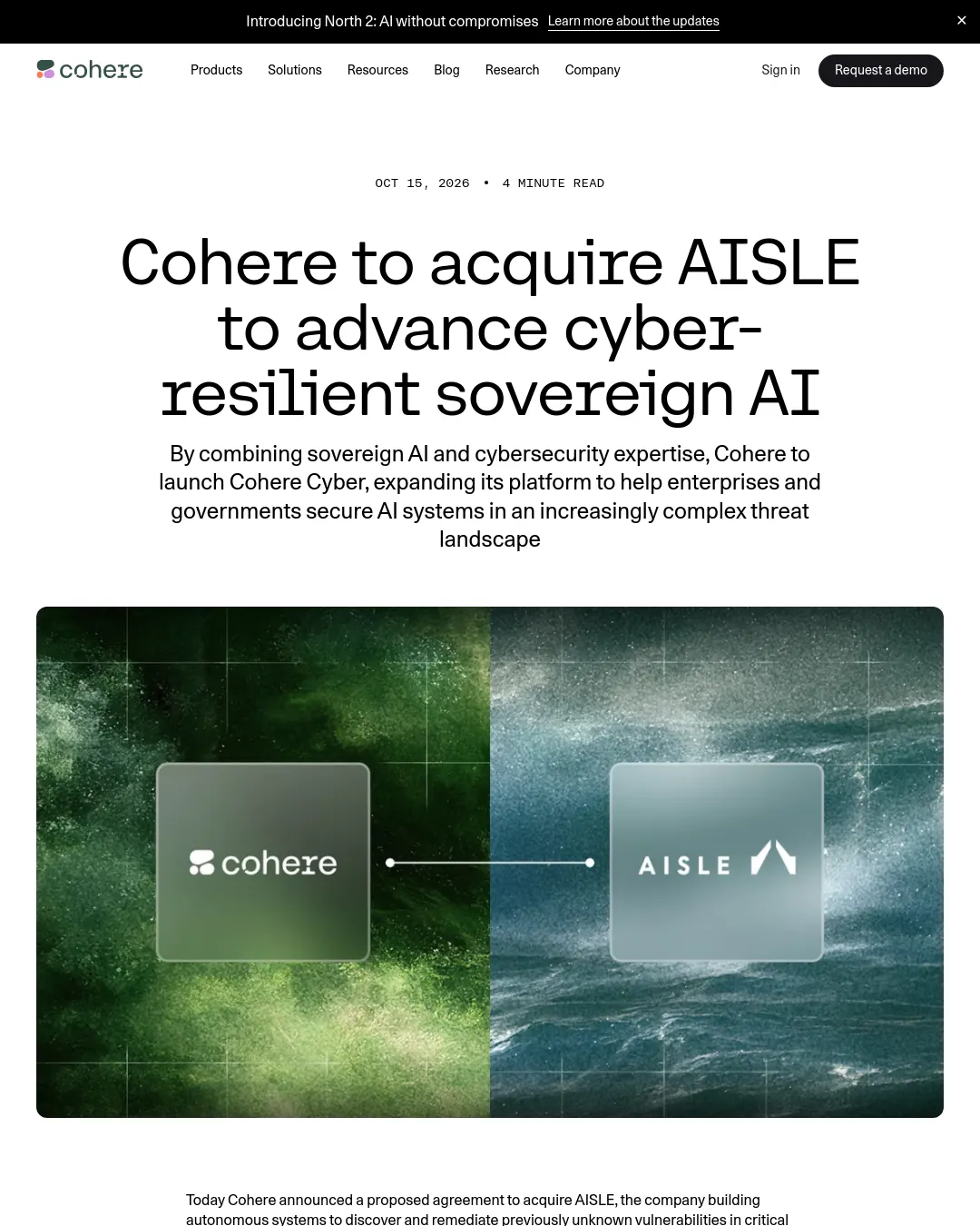 원문 캡처 · cohere.com