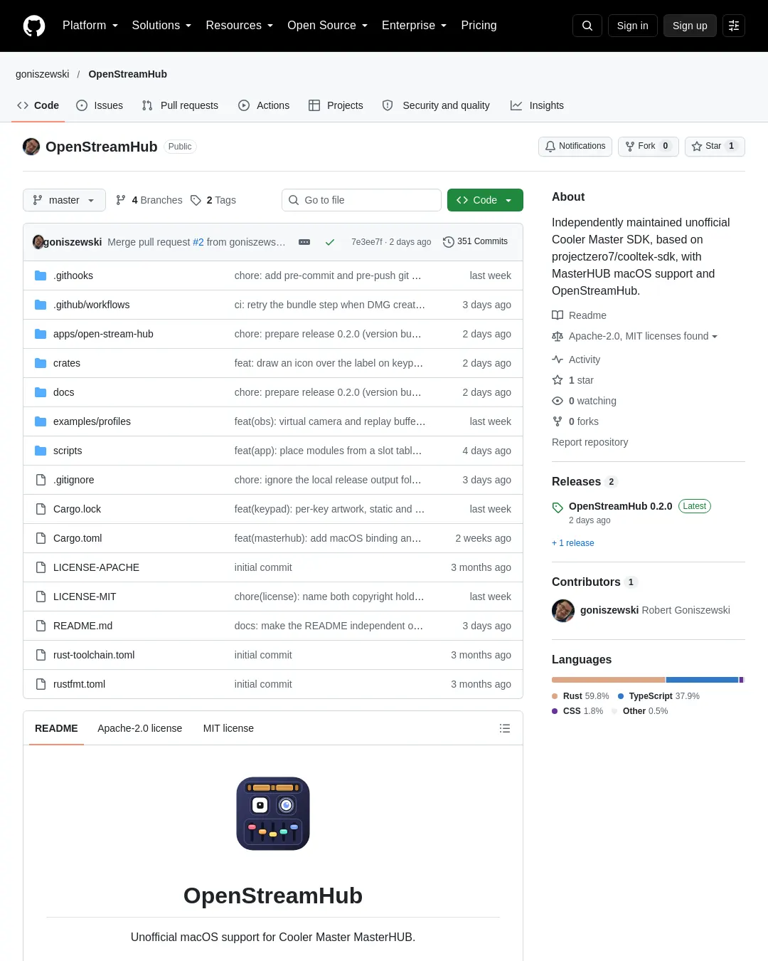 원문 캡처 · github.com