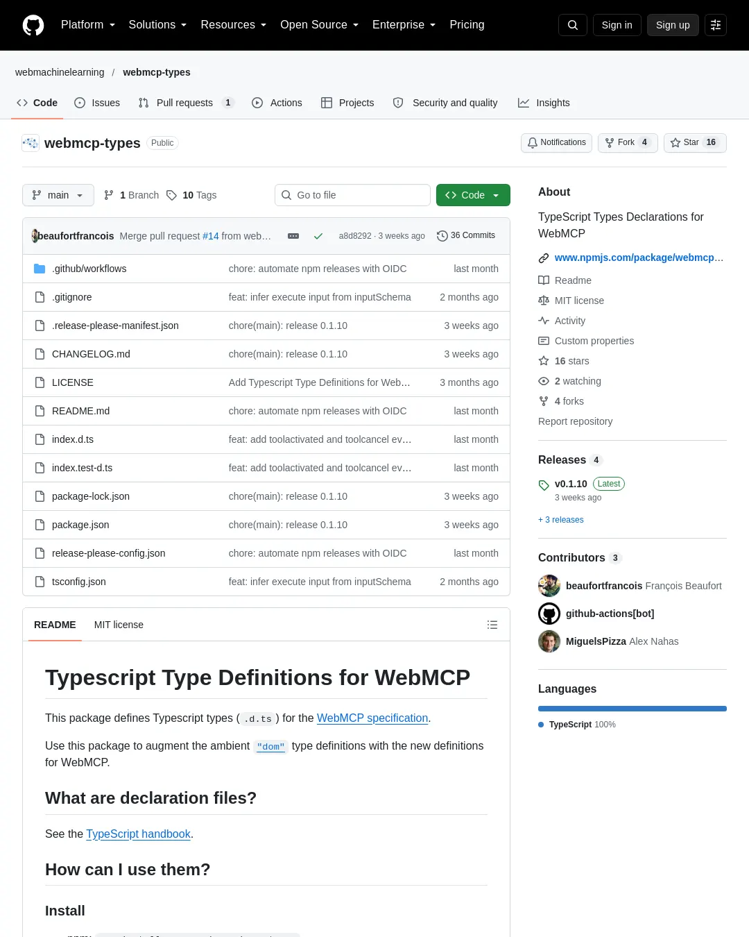 원문 캡처 · github.com