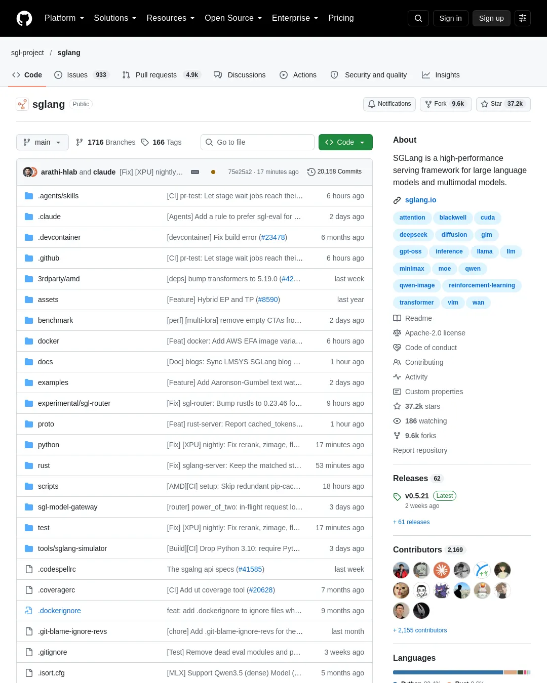 원문 캡처 · github.com