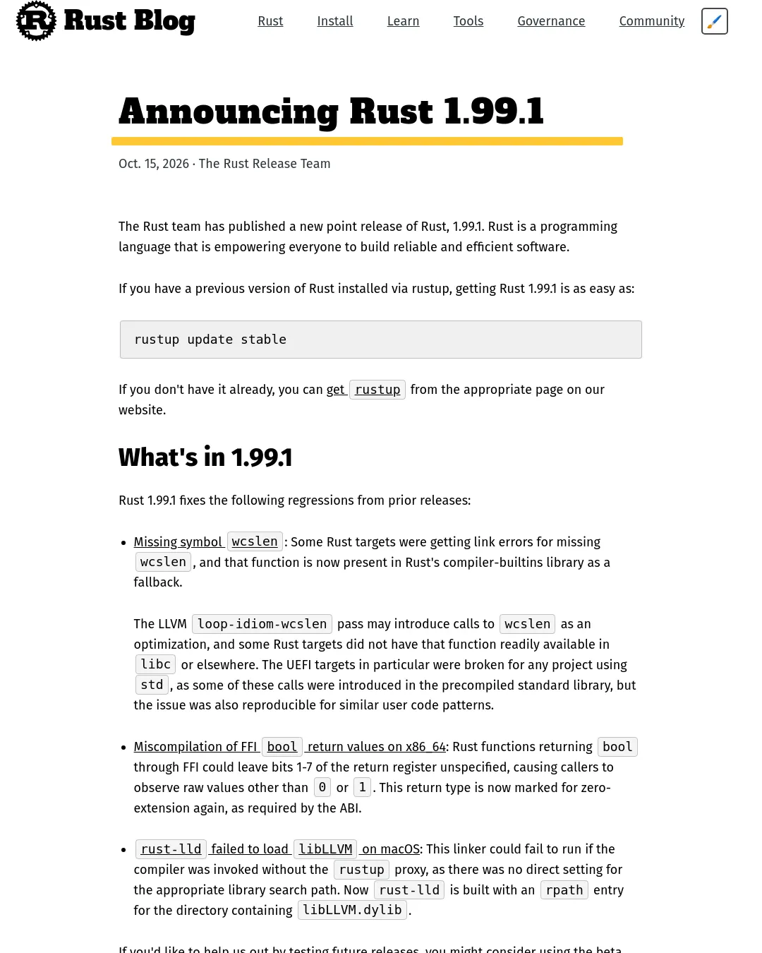 원문 캡처 · blog.rust-lang.org