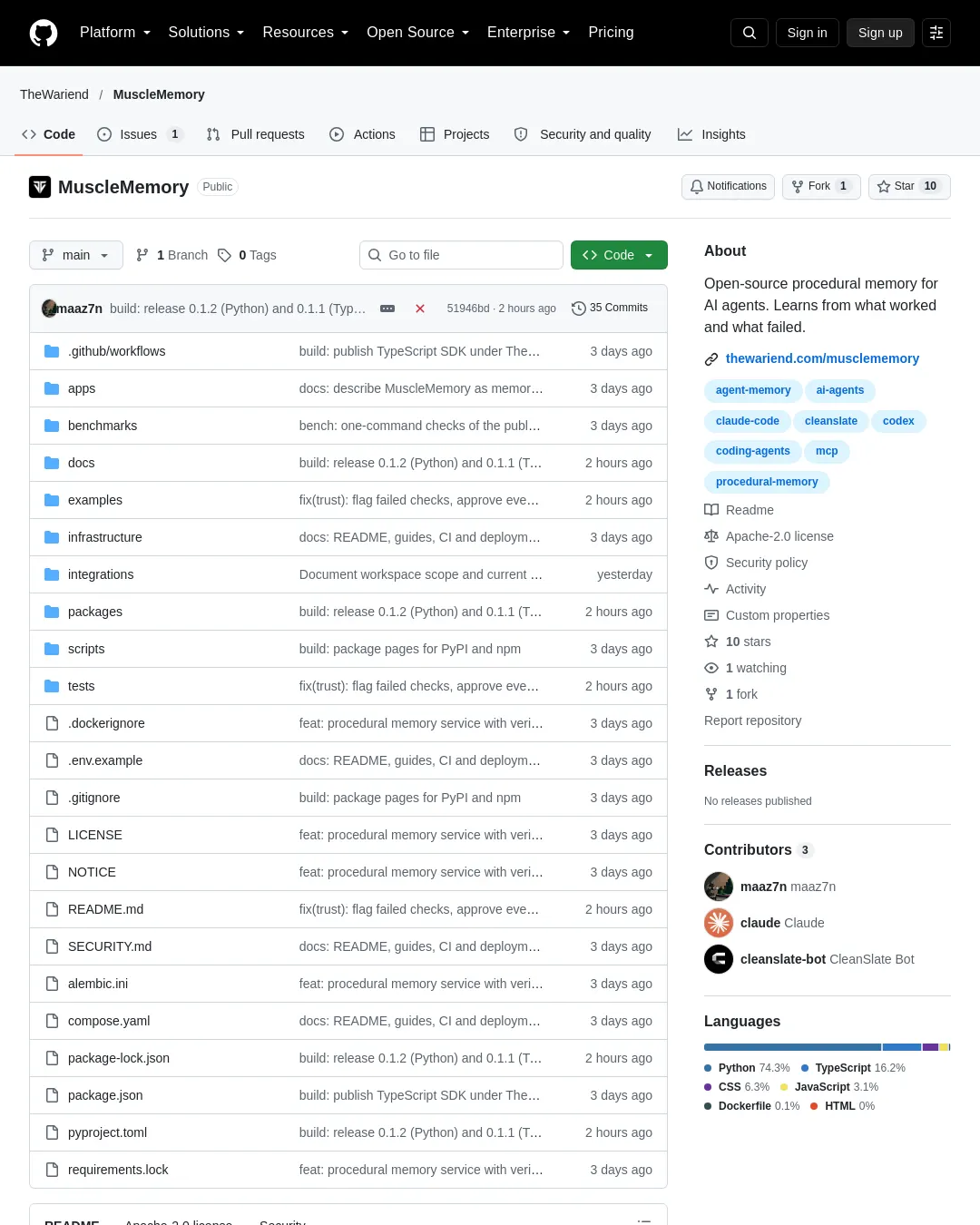 원문 캡처 · github.com