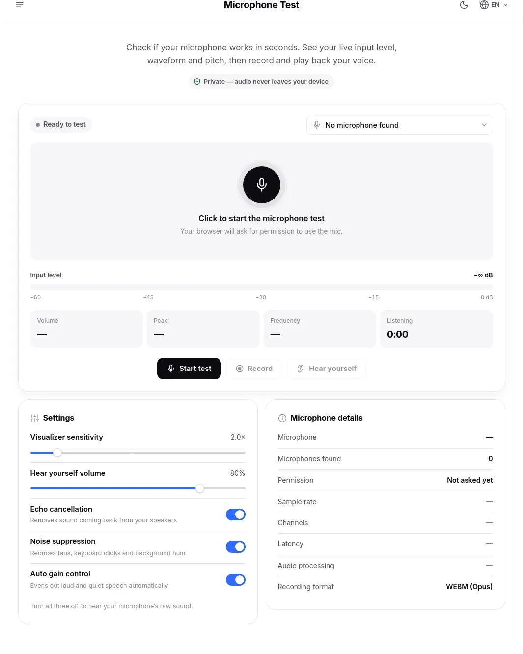 원문 캡처 · amictest.com