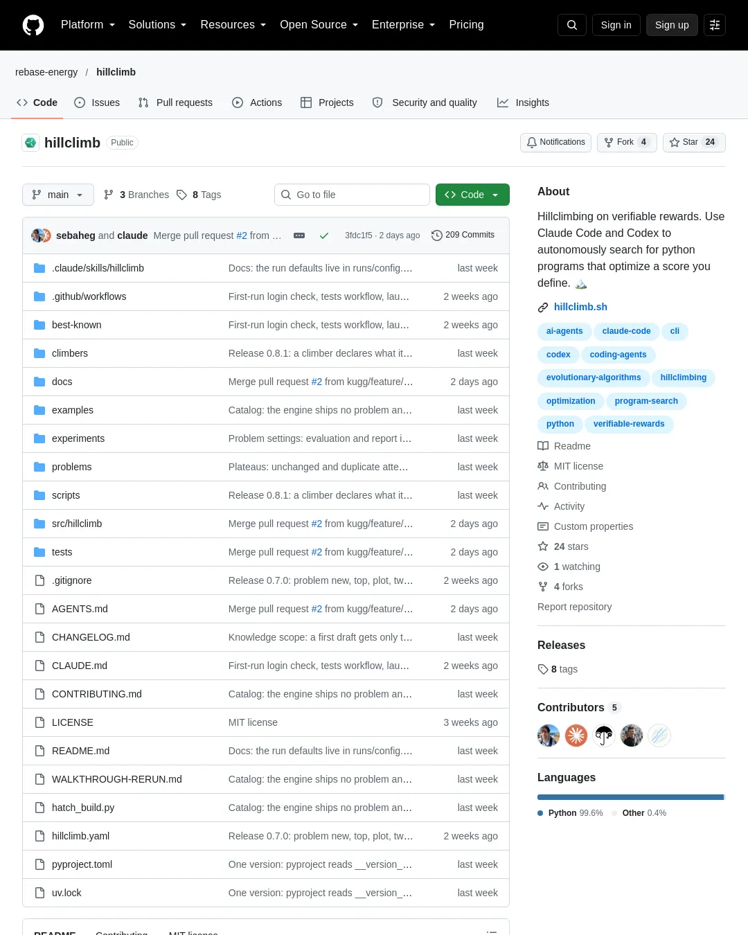 원문 캡처 · github.com