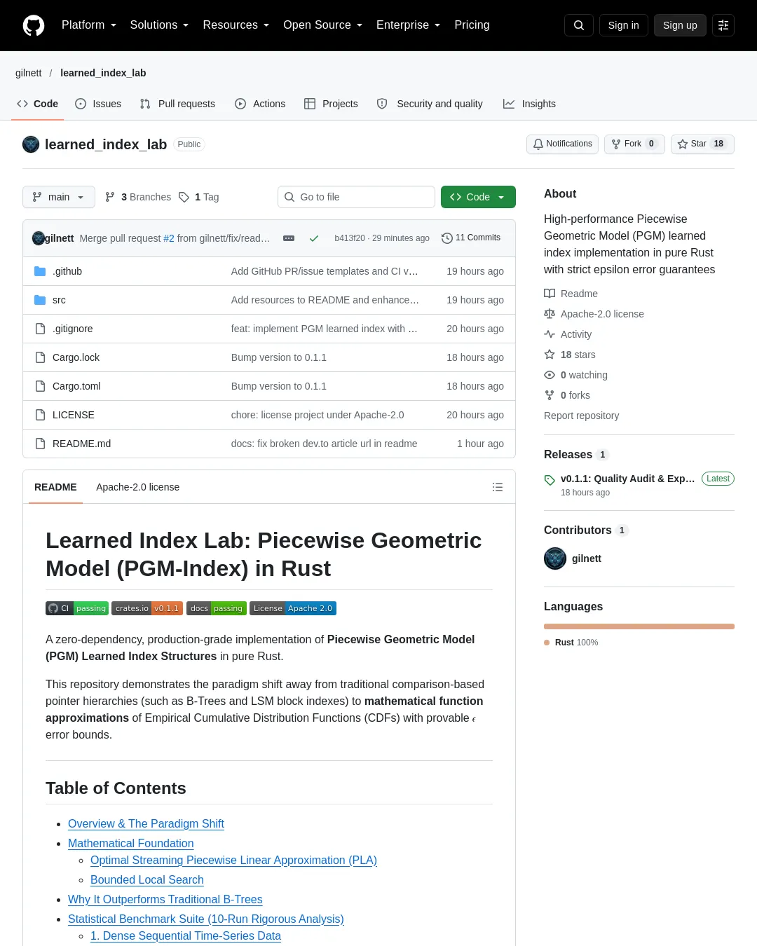 원문 캡처 · github.com