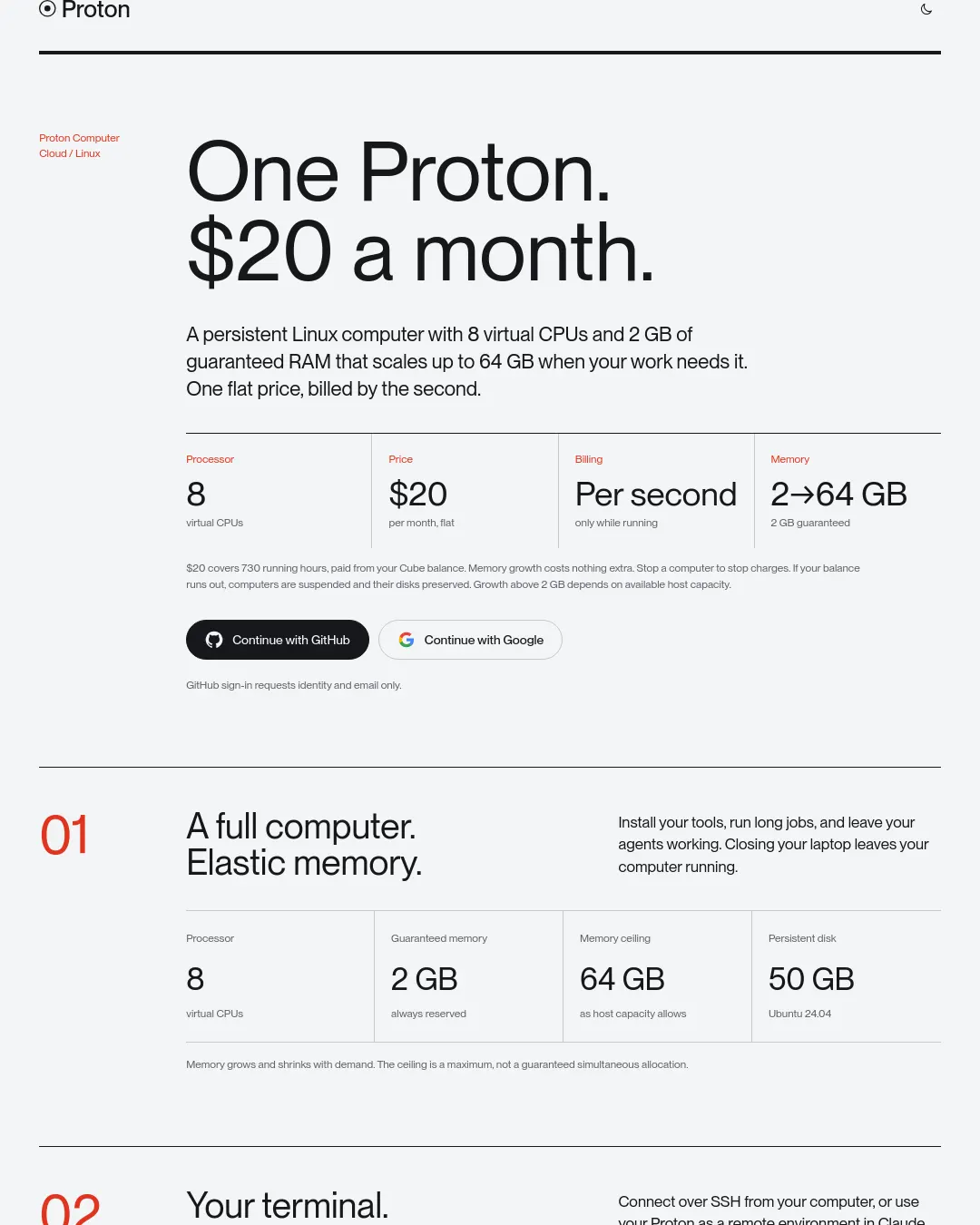 원문 캡처 · app.proton.computer