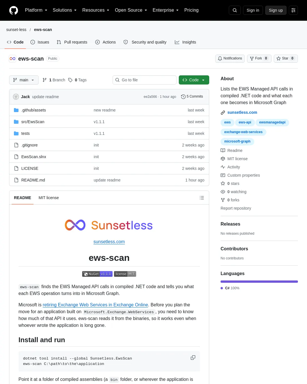 원문 캡처 · github.com