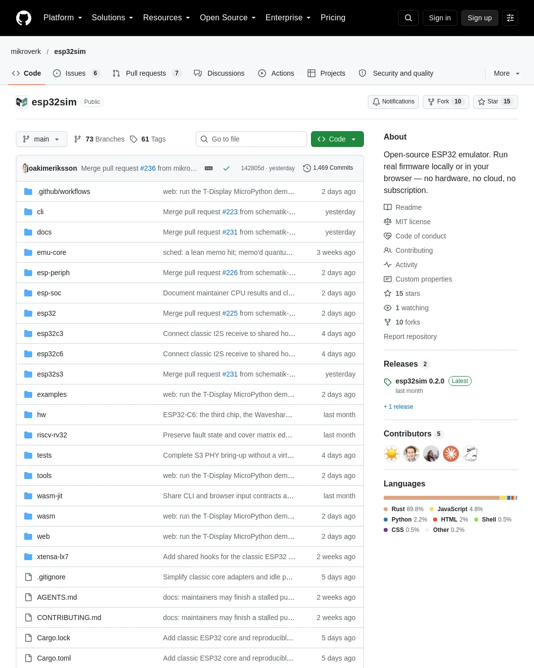 원문 캡처 · github.com