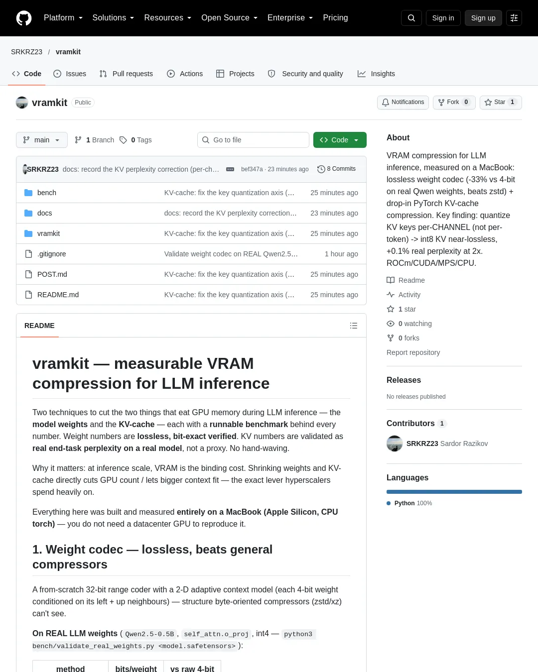 원문 캡처 · github.com