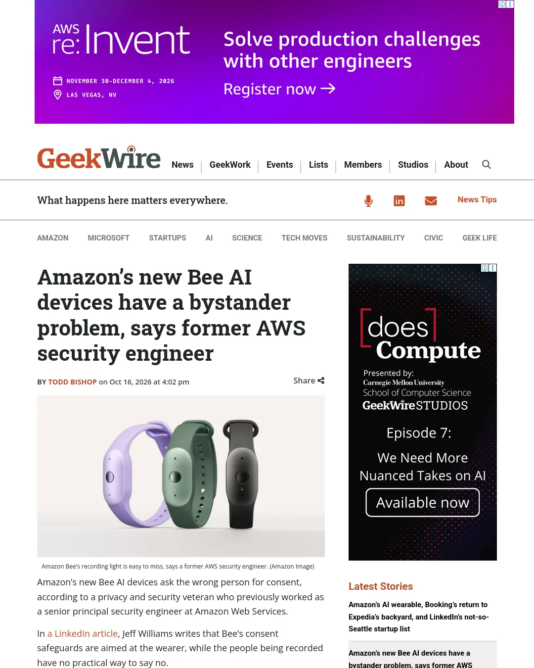 원문 캡처 · geekwire.com