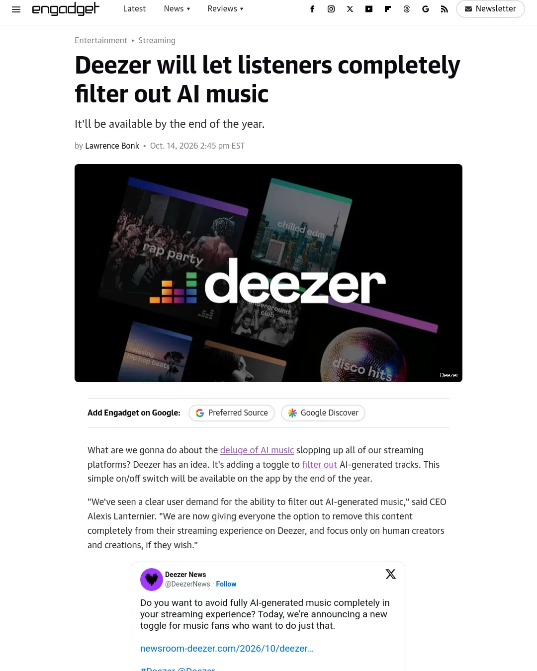 원문 캡처 · engadget.com