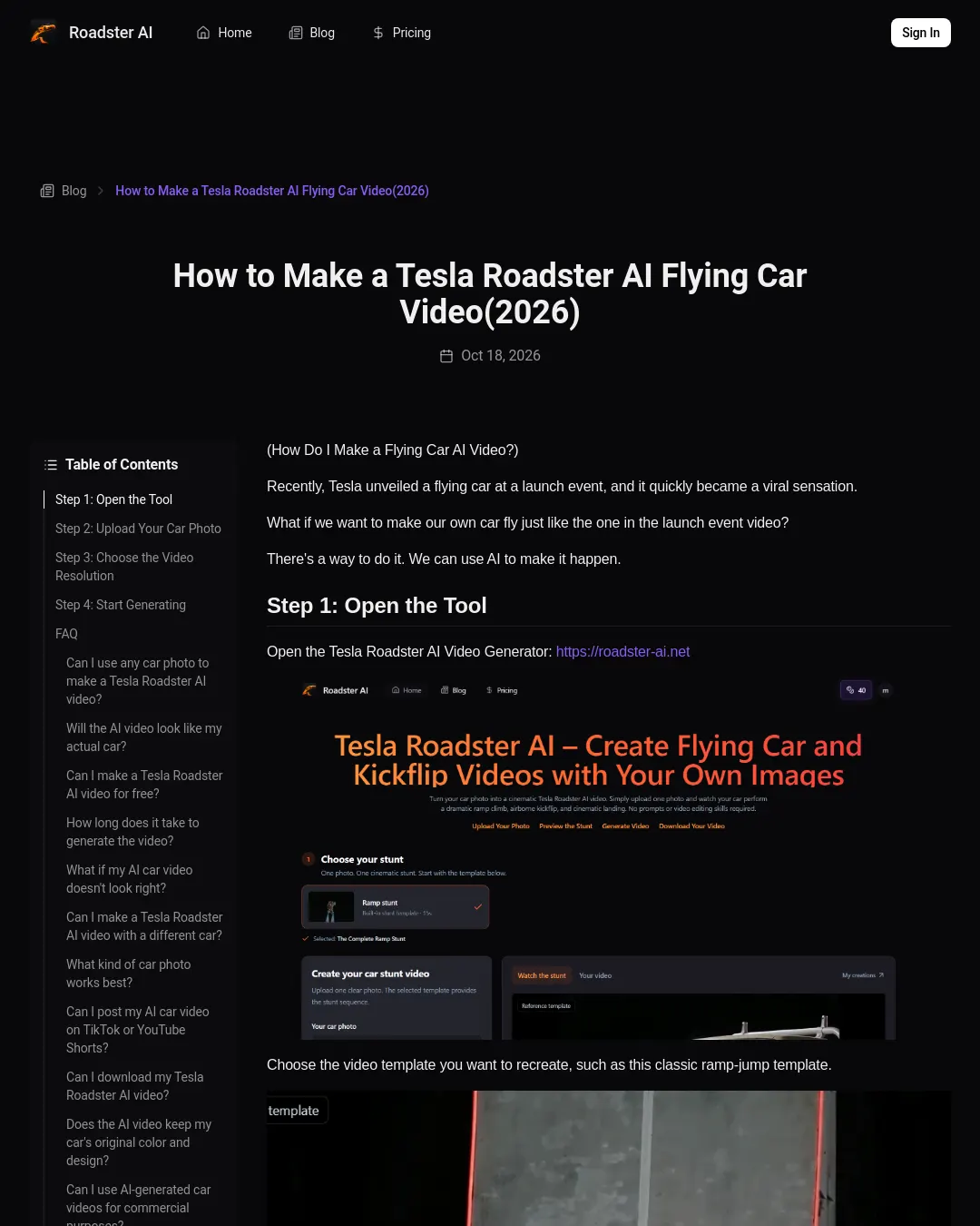 원문 캡처 · roadster-ai.net