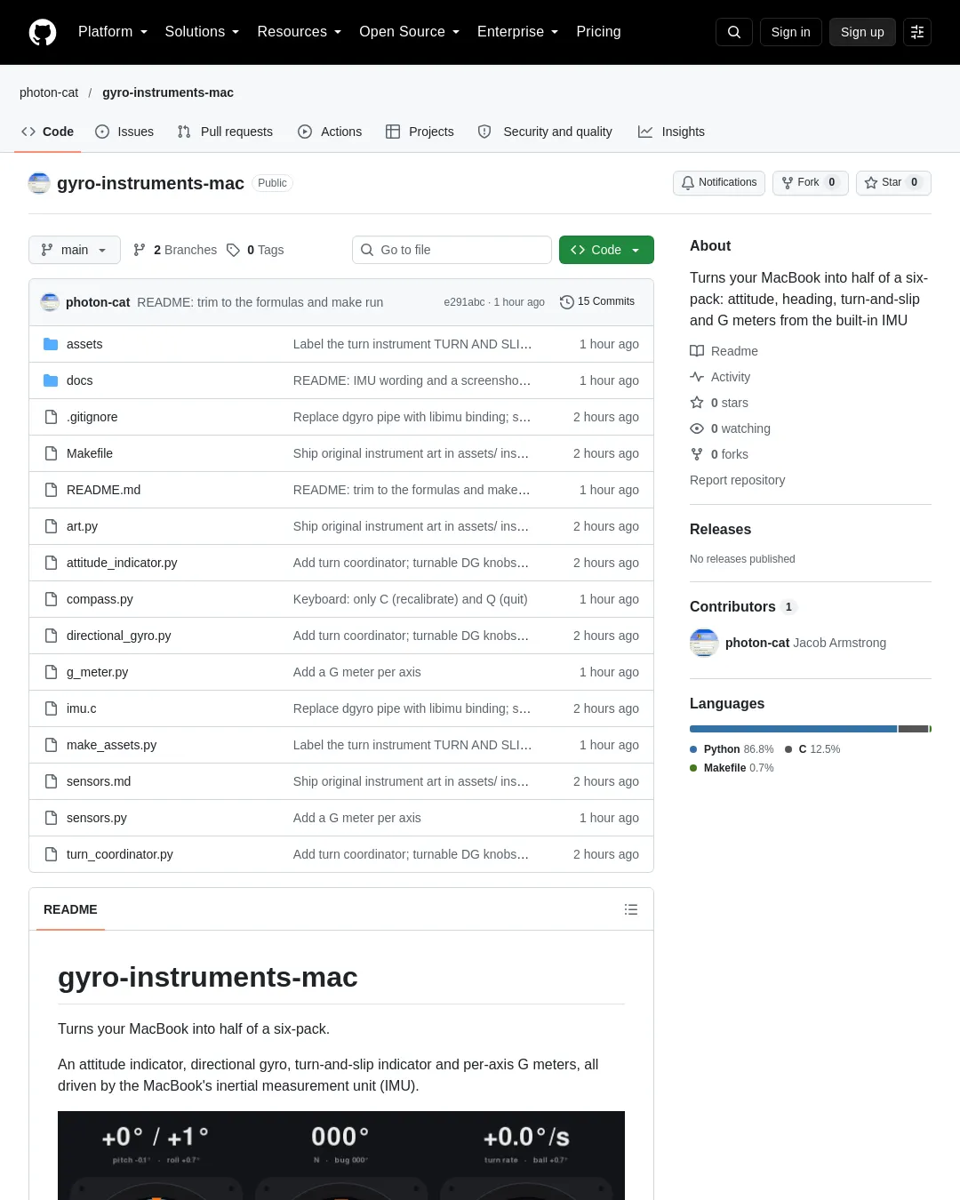 원문 캡처 · github.com