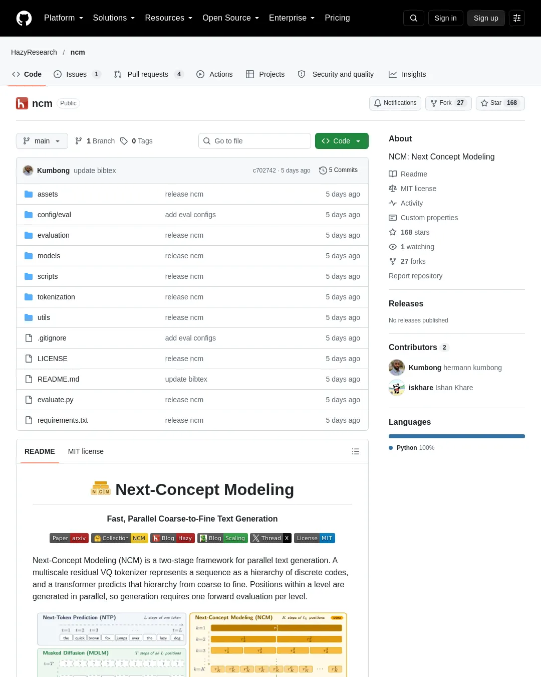 원문 캡처 · github.com