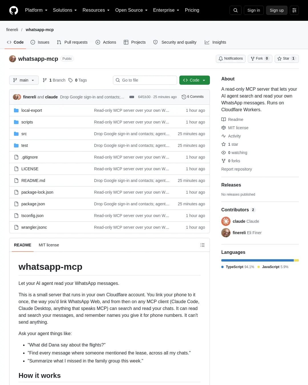 원문 캡처 · github.com