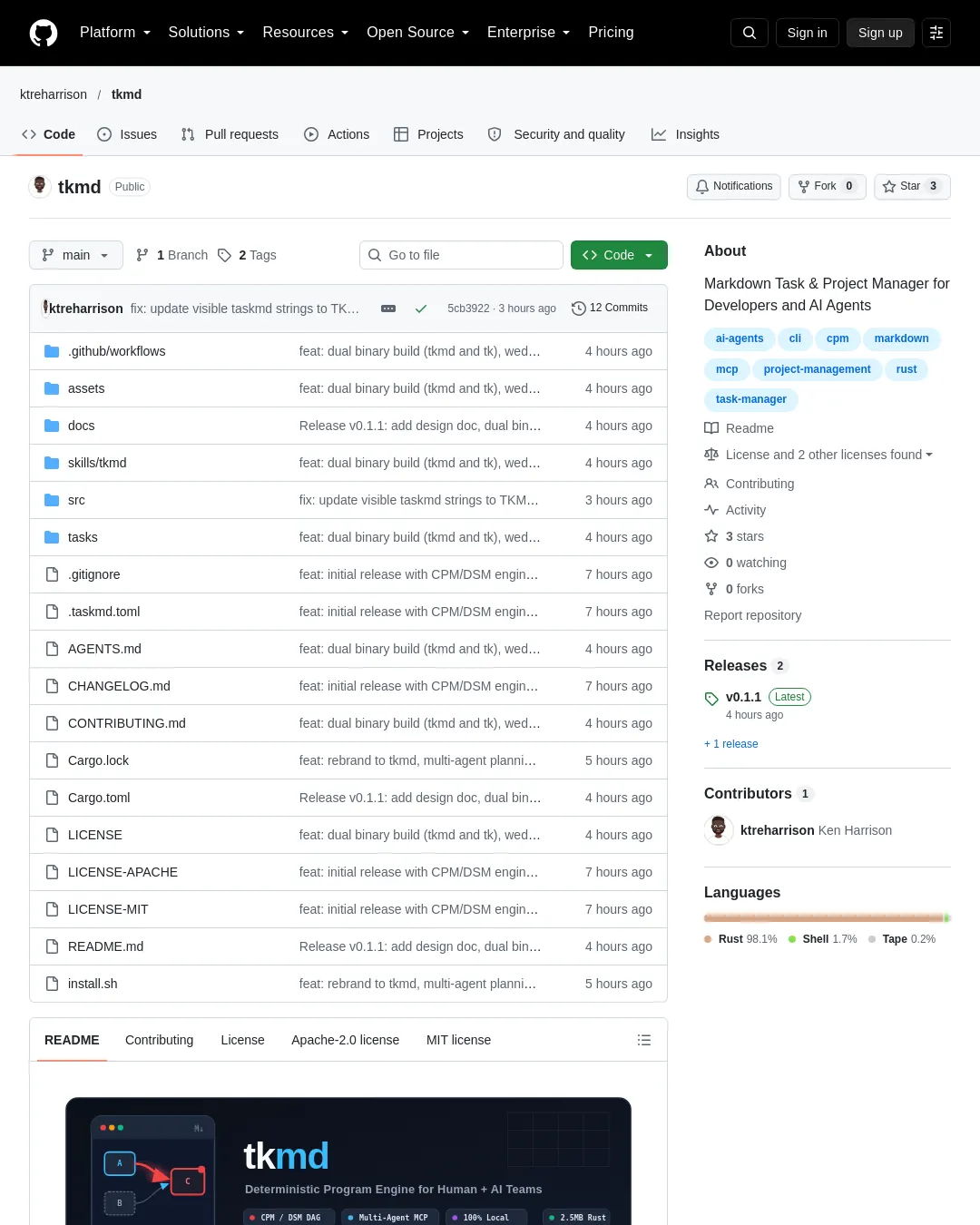 원문 캡처 · github.com